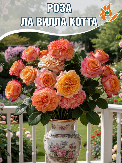 Роза Ла Вилла Котта 